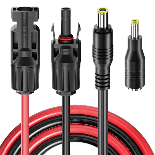 Miniatura 7 de Goupchn Conector de panel solar a CC 0.217 inx0.083 in Cable de extensión adaptador 16 AWG 4.59ft/1.4m con DC 0.315 in, adaptador de 0.157 inx0.067