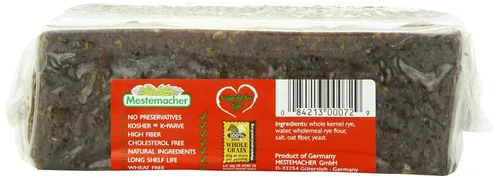 Miniatura 4 de Pan de centeno entero Mestemacher, 17.6 oz (Paquete de 6)