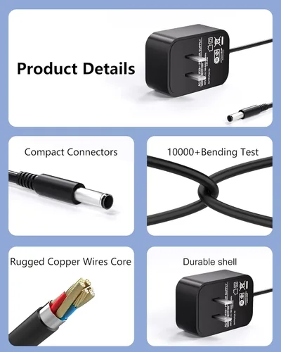 Miniatura 5 de vhbw para RENPHO DC 9V 1A Adaptador de corriente Adaptador de CA 100V-240V 50-60Hz 9V Adaptador Fuente de alimentación para Arduino UNO MEGA