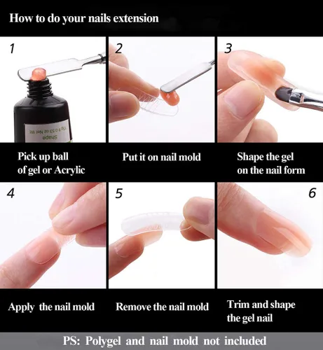 Miniatura 6 de Bertoo - Cepillo y recogedor de gel de uñas de poligel, herramienta de cepillo de uñas de gel de acero inoxidable de doble extremo para cepillos