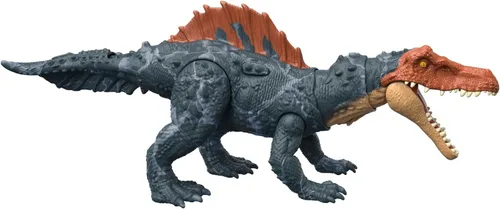 Miniatura 7 de Mattel Jurassic World Dominion - Figura de dinosaurio de acción masiva, juguete de dinosaurio Yangchuanosaurus con movimiento de ataque, además