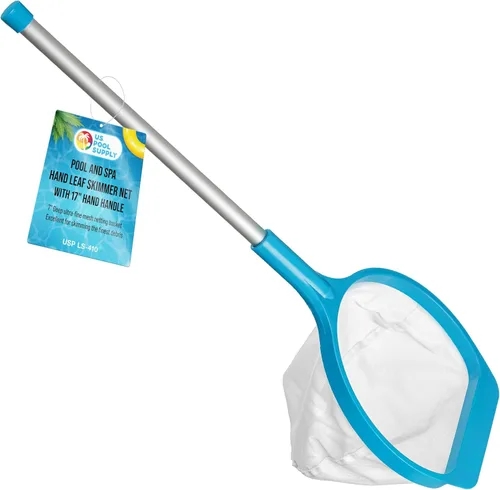 Miniatura 8 de U.S. Pool Supply Red Profesional Manual para Recoger Hojas de Spa, Bañera de Hidromasaje, Piscina con Poste de Aluminio de 12" - Bolsa Cesta