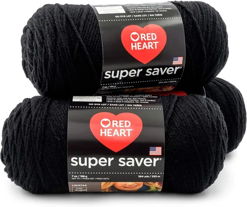 Miniatura 14 de Red Heart - Hilo Super Saver, paquete de 3, color rojo cereza, 3
