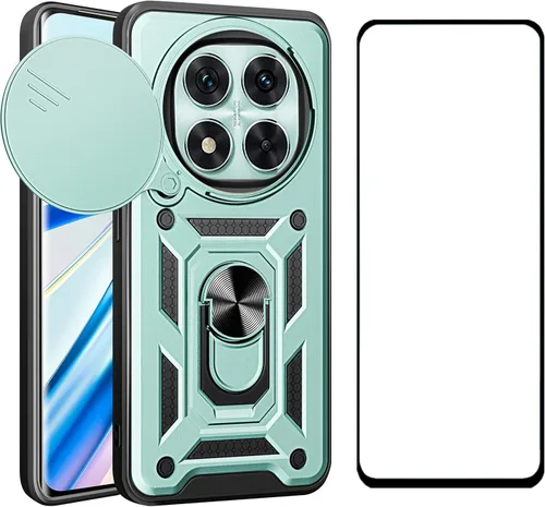 Miniatura 25 de Funda para Motorola Moto G 5G 2024 con protector de pantalla, funda protectora con protector de cámara, funda protectora con función atril para Moto