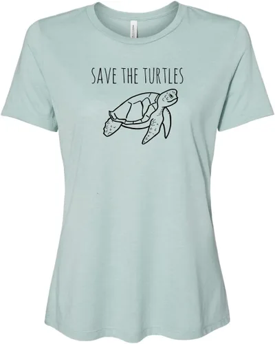 Miniatura 16 de Cute Women's Screen Printed Crew Neck Tee, Shirts With Sayings, Dusty Blue or Olive