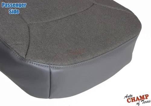 Miniatura 5 de Compatible con Ford E-150 E-250 E-350 Van-Passenger 2004-2008 Funda de asiento de tela gris