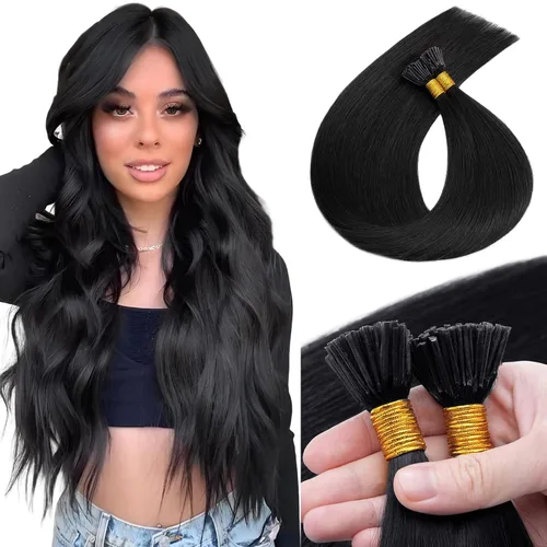 Miniatura 14 de MY-LADY Microlink - Extensiones de cabello humano con microcuentas de 14 pulgadas, extensiones de cabello rubio con micro bucle, extensiones