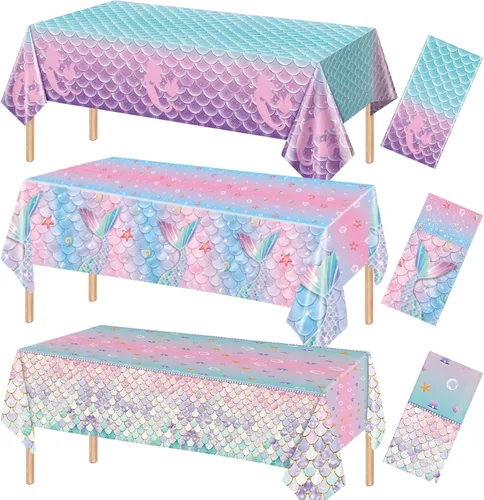 Miniatura 11 de 3 manteles de plástico desechables de 54 x 108 pulgadas, estampado de leopardo rojo y negro con labios rojos, manteles impermeables para cumpleaños