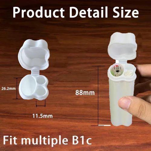 Miniatura 2 de Estuche de cigarrillos para tamaño regular y king - Estuche para encendedor de cigarrillos pequeño - Accesorios para fumar
