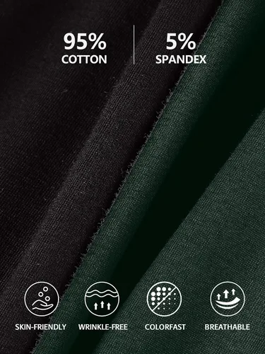 Miniatura 76 de Camisa Attraco de algodón, con tirantes estilo espagueti, con brasier incorporado, 2 paquetes, para mujer