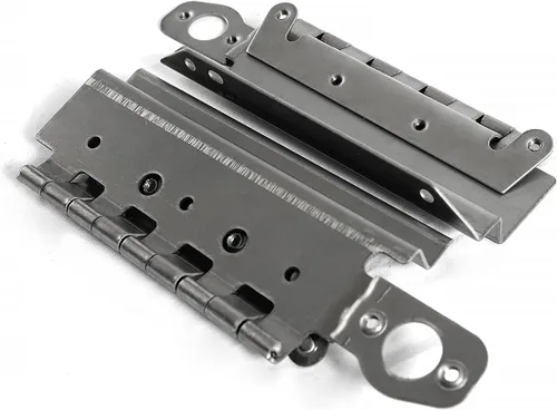 Miniatura 3 de Kit de bloqueo de bisagra para alforja de bolsa dura para Harley Road King 2014-2020 (cubierta de pestillo de alforja cromada y negra 2014-2020)