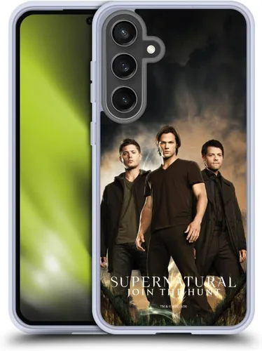Miniatura 122 de Head Case Designs Supernatural Sam, Dean & Castiel Key Art - Funda de gel con licencia oficial [protección de grado militar] compatible con Google