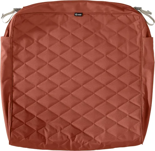 Miniatura 11 de Classic Accessories Montlake FadeSafe FadeSafe - Funda de cojín acolchada para patio, resistente al agua, 21 x 19 x 3 pulgadas, manzanilla