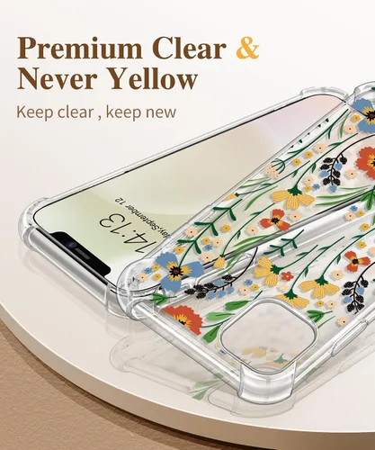 Miniatura 3 de GVIEWIN - Funda para iPhone 11 con protector de pantalla + protector de lente de cámara, [sin amarillamiento] Funda protectora transparente suave