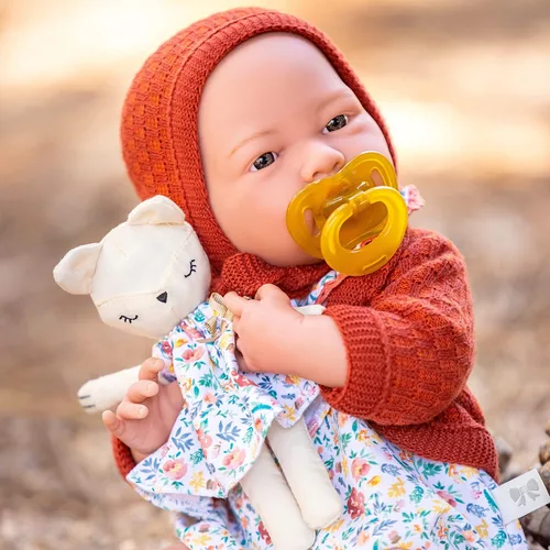 Miniatura 6 de JC Toys - Colección Natural Muñeca bebé niña anatómicamente correcta de regalo Original La Newborn 15 pulgadas de vinilo Fabricada en España