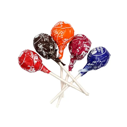 Miniatura 7 de Piruletas clásicas con centro de chocolate, bolsa a granel de 1 lb (aprox. 22 unidades), sabores de frutas surtidos originales, The Hampton Popcorn
