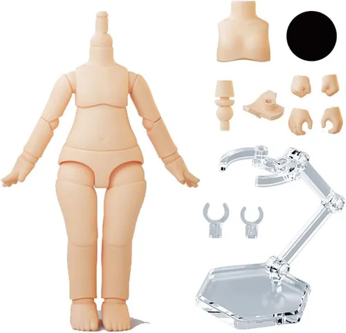 Cuerpo de Muñeca BJD a Escala 1/12 9.6cm/11cm YMY2 Cuerpo de Figuras de Acción de Reemplazo Accesorios para Muñecas (Blanco Normal, 9.6cm)