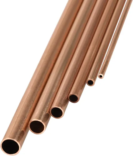 METALLIXITY Tubo de cobre (0.079 in-0.276 in de diámetro x 0.020 in de pared T x 11.811 in de largo), paquete de 6, tubos rectos, para decoración