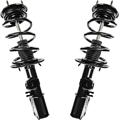 Miniatura 3 de Detroit Axle - Puntales delanteros con resorte helicoidal + enlaces de extremo de barras estabilizadoras de repuesto para Ford Flex Lincoln MKT