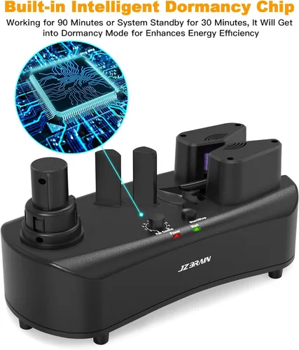 Miniatura 6 de Máquina de almohada de aire para embalaje rápido – JZBRAIN 110V YE300 Air Cushion Machine sella a 7.2-9.8 pies/min Envoltura de embalaje de burbujas