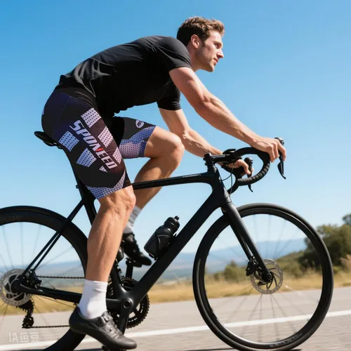 Miniatura 128 de sponeed Pantalones cortos de ciclismo para hombre, pantalones acolchados para ciclismo, ropa de ciclismo
