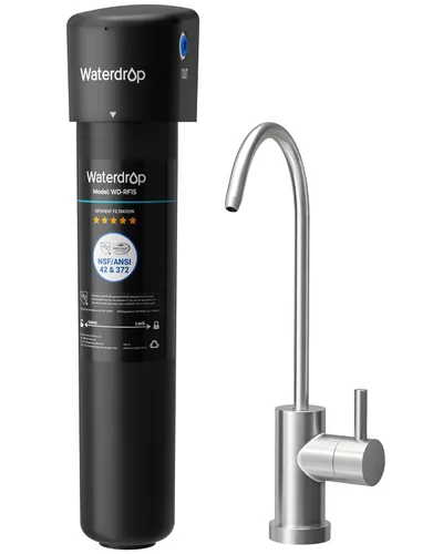 Miniatura 10 de Waterdrop BFU1 Filtro de agua para baño, para el cuidado facial, agua suave, enriquecido con estroncio