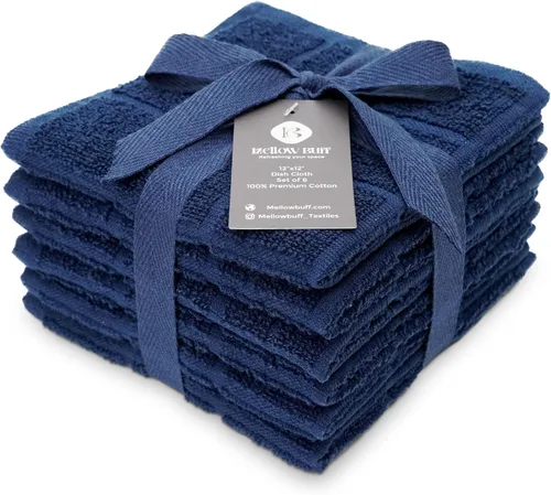 Miniatura 23 de Paño de cocina y toalla de cocina de rizo 100% algodón, paquete de 6, toallas de cocina súper suaves y absorbentes, perfectas para limpieza