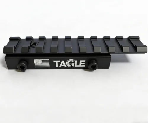 Tacgle - Adaptador de riel Picatinny convertidor de cola de milano de 3/8 pulgadas, 0.433 in a 7/8 pulgadas, 0.787 in, montaje en base-elevador
