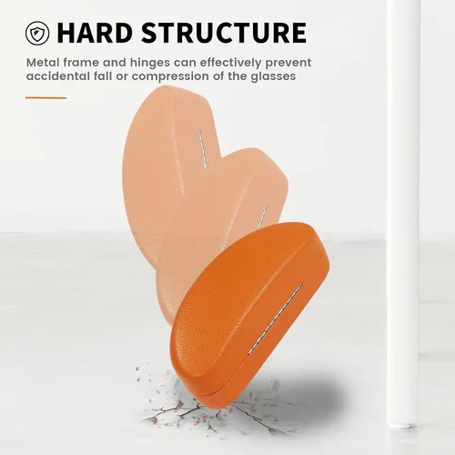 Miniatura 6 de molshine Funda rígida para gafas de sol funda clásica grande para lentes de sol lentes con paño de limpieza bolsa