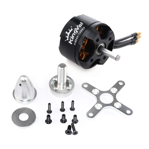 KingVal Motor sin escobillas de repuesto 5045 720KV con kit de tornillos de montaje compatible con planeador de avión RC de ala fija