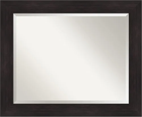 Miniatura 24 de Amanti Art - Espejo con marco para el tocador o para montar en la pared del baño, medidas en pulgadas Grano de café marrón