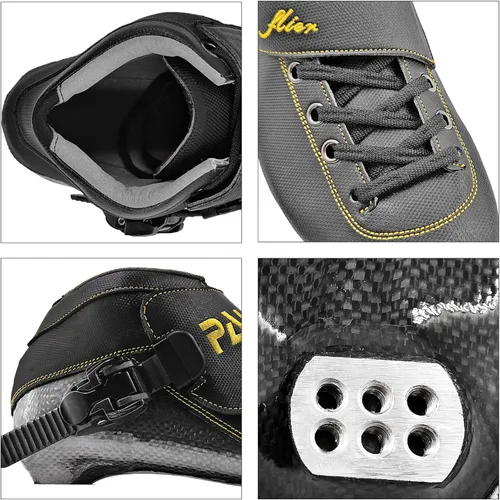 Miniatura 4 de Patines de velocidad profesionales en línea de fibra de carbono para mujeres y hombres, patines de patinaje de fitness al aire libre, ruedas