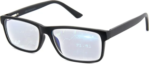 BLUE CUT - Gafas de bloqueo de luz azul para hombres y mujeres – Anteojos antifatiga para computadora y juegos para reducir la fatiga ocular, negro,