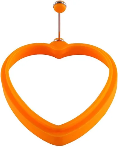 Miniatura 10 de SEIWEI Molde de huevo frito Anillos de cocina de huevo antiadherente DIY Pancake Hornear Herramienta de cocina Forma de corazón Rojo