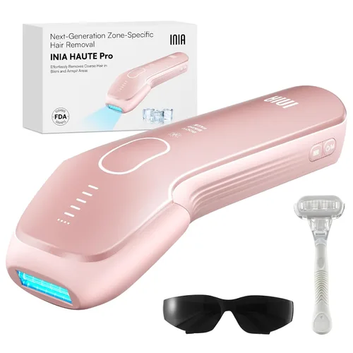 INIA Depilación Láser con Cuidado de Enfriamiento por Hielo para Mujeres y Hombres, HAUTE Pro Removedor de Vello IPL Indoloro para Uso en Casa para