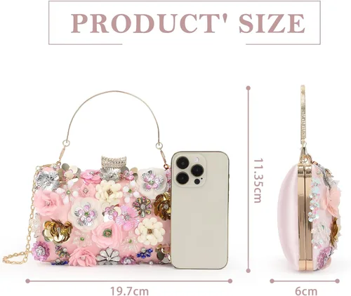 Miniatura 3 de Lanpet Bolso de hombro con correa de cadena para mujer