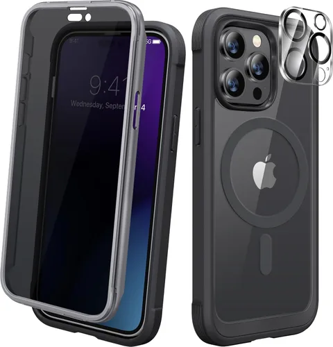 Miniatura 192 de Diaclara - Funda compatible con iPhone 11, carcasa resistente de cuerpo completo con protector de pantalla integrado sensible al tacto y Transparente