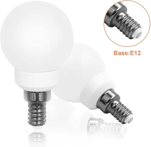 Miniatura 3 de Bombilla LED de 3000 K, luz blanca cálida para candelabro E12, bombillas de 110 V 3 W G14/G45, bombillas pequeñas 25 W equivalente a 260 lúmenes