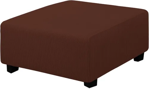 Miniatura 41 de Easy-Going Funda Elástica para Otomana Taburete de Almacenamiento Plegable Protector de Muebles Funda Rectangular Suave con Parte Inferior Elástica