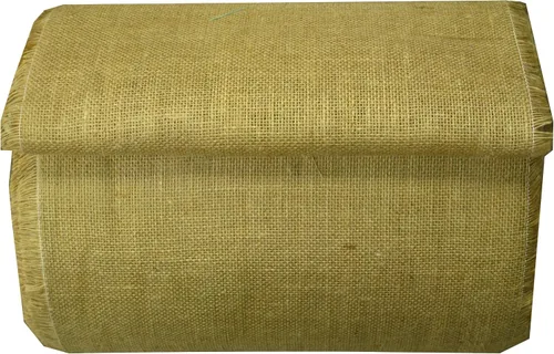 Miniatura 2 de LA Linen Rollo de camino de mesa natural de 10 yardas, arpillera de yute de 14/15 pulgadas