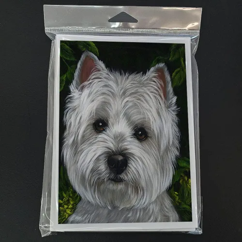 Miniatura 233 de Caroline's Treasures PPP3013GCA7P - Tarjetas de felicitación y sobres para mascotas de Basset Hound Teacher, paquete de 8 tarjetas en blanco