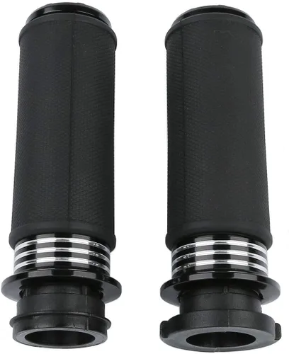 Miniatura 9 de TCT-MOTORPARTS Agarraderas eléctricas de 1 pulgada para manillar Harley Touring