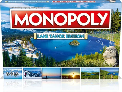 Miniatura 6 de Monopoly Lake Tahoe Edition - Juego familiar para mayores de 8 años, 2 a 6 jugadores, diversión para adultos y niños, ideal para noche