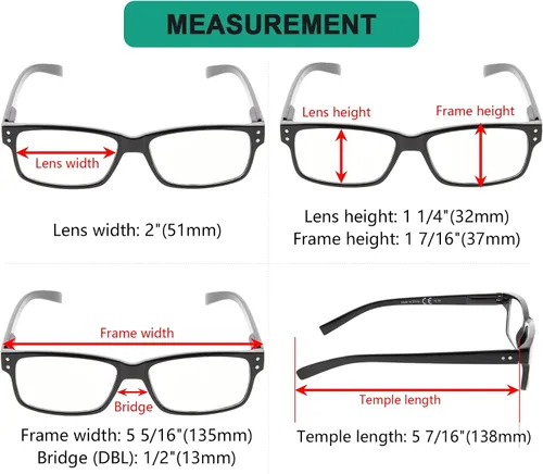 Miniatura 3 de Eyekepper Paquete de 5 lentes de lectura para hombre, incluye lentes de sol de lectura, bisagras de resorte, gafas clásicas de tramposo
