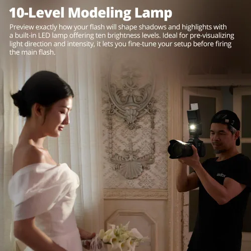Miniatura 8 de Godox Flash TTL V480N para Nikon, GN50 de alto rendimiento, batería de litio incorporada, 1/8000 HSS, 2.4GX TTL inalámbrico, tiempo de reciclaje