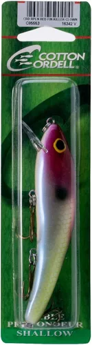 Miniatura 4 de Cotton Cordell Ripplin' Red Fin Crankbait - Señuelo de pesca, 4 1/2 pulgadas, 3/8 onzas Payaso asesino