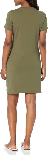 Miniatura 2 de Calvin Klein Women's Short Sleeve Everyday Essential Logo T-Shirt Dress