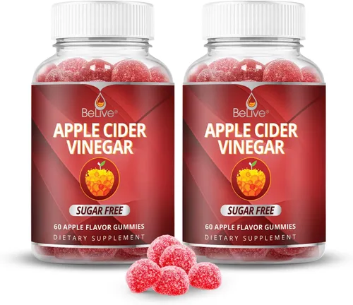 Miniatura 8 de Gomitas de vinagre de sidra de manzana sin azúcar, ideales para la digestión y una dieta saludable, sin gluten, sin jarabe de glucosa, gomitas ACV