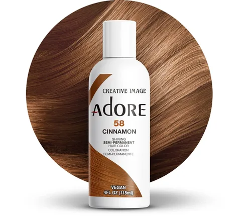 Miniatura 40 de Adore Tinte de Cabello Semipermanente (052 French Cognac) Tinte para el Cabello Castaño Vegano y sin Crueldad Animal Sin Amoníaco, Sin Peróxido