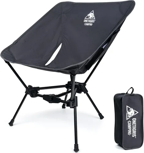 Miniatura 10 de ONETIGRIS Tigerblade - Silla de camping, ligera, plegable, silla de senderismo, compacta, portátil, capacidad de 330 libras Marrón coyote